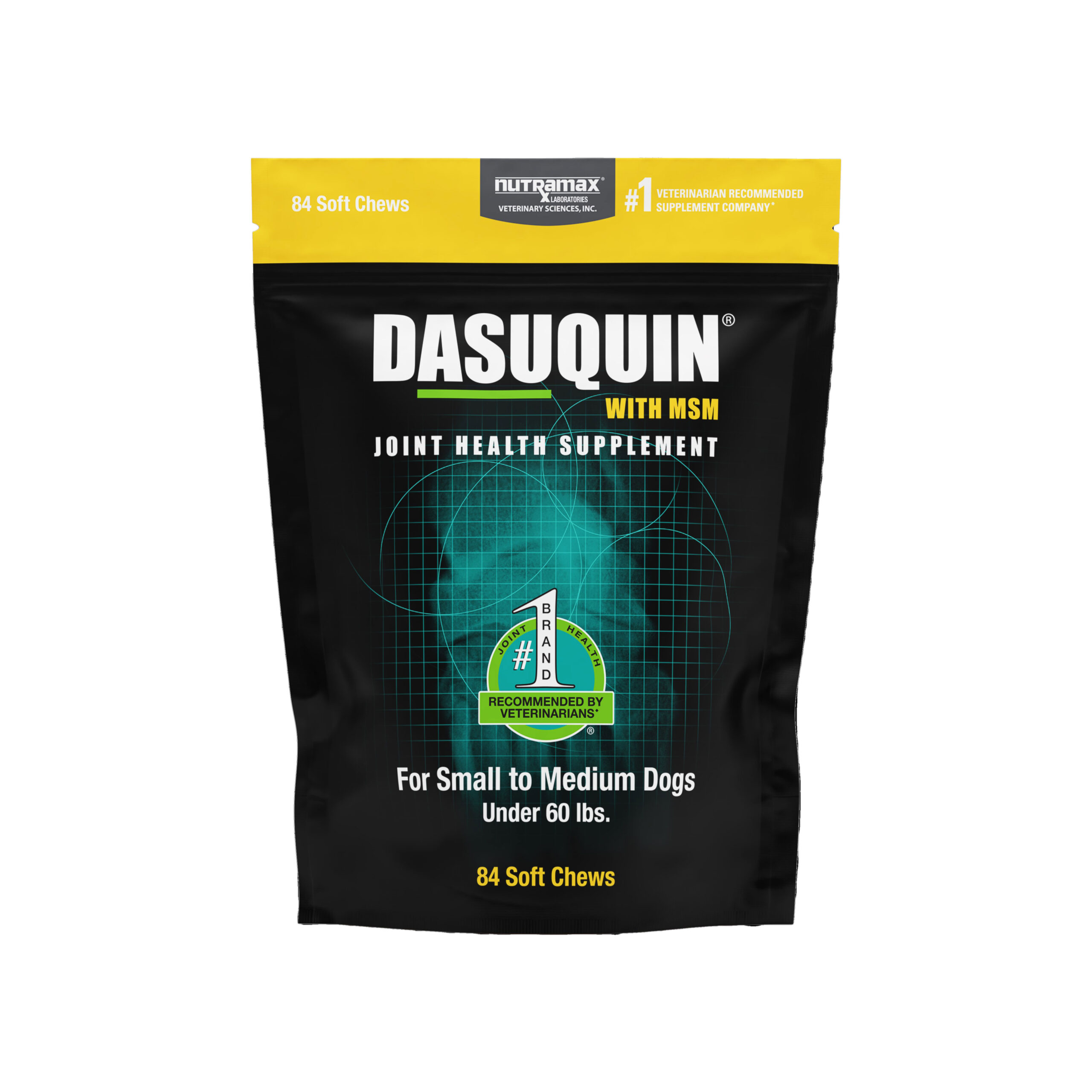 תוסף תזונה למפרקים  DASUQUIN חטיפים לכלב קטן - בינוני (84 יח')